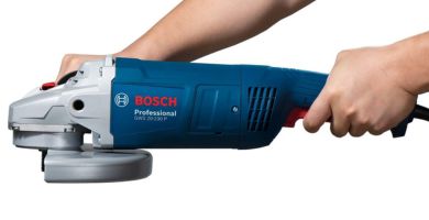 Bosch Professional GWS 20-230 P - Amoladora angular (2000 W, Ø 230 mm, PROtection)