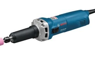 Bosch Professional GGS 28 LCE - Amoladora recta (650 W, 10000 – 30000 rpm, pinza Ø maxi. 8 mm, regulación velocidad, en caja)