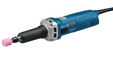 Bosch Professional GGS 28 LCE - Amoladora recta (650 W, 10000 – 30000 rpm, pinza Ø maxi. 8 mm, regulación velocidad, en caja)