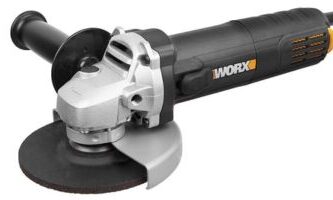 Amoladora 125mm 800W Worx WX713 Escobillas autodesconectantes, rejillas extraibles, bloqueo del husillo